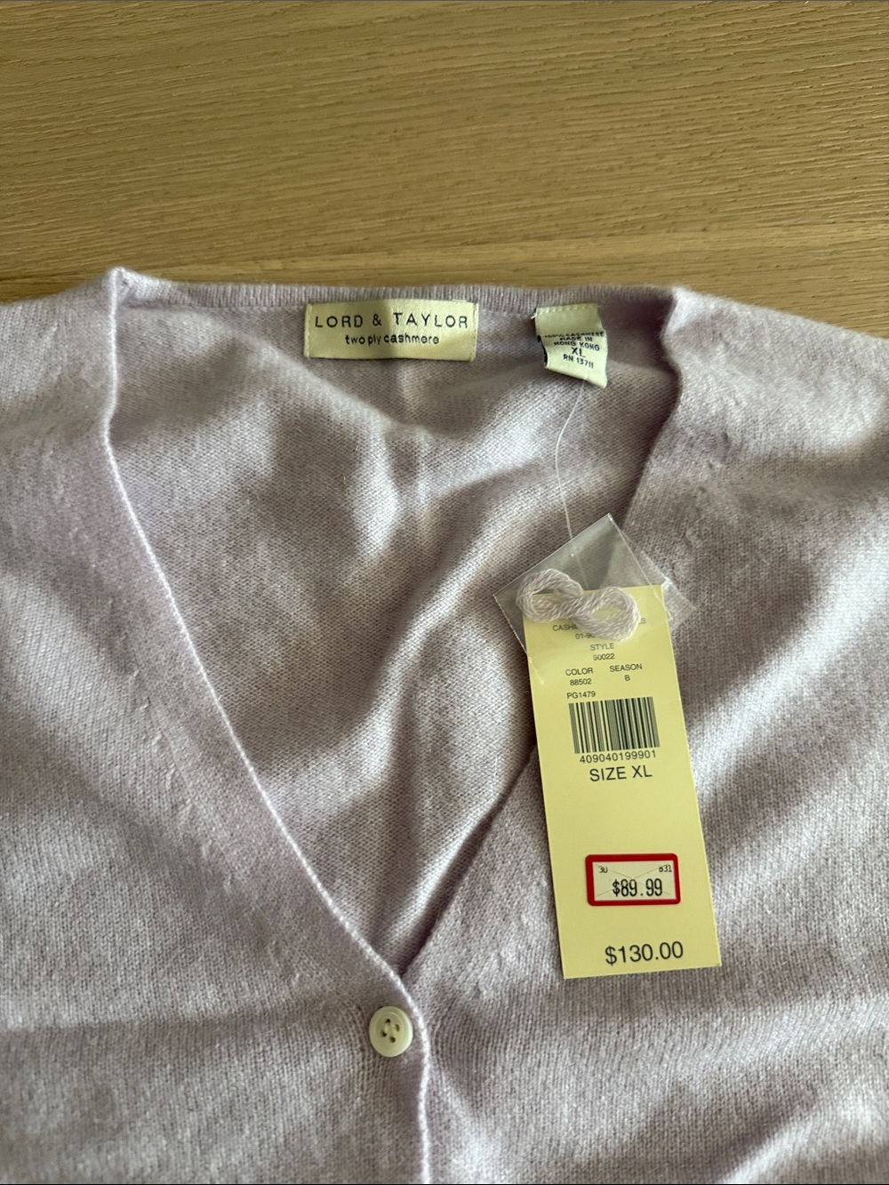 Lord & Taylor Cashmere Sweater - Picture 2 of 5